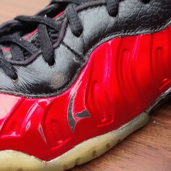 Nike Little Posite One 2023 Mid Metallic Red - FJ1258-600 Grade School Size 6Y - Picture 13 of 13